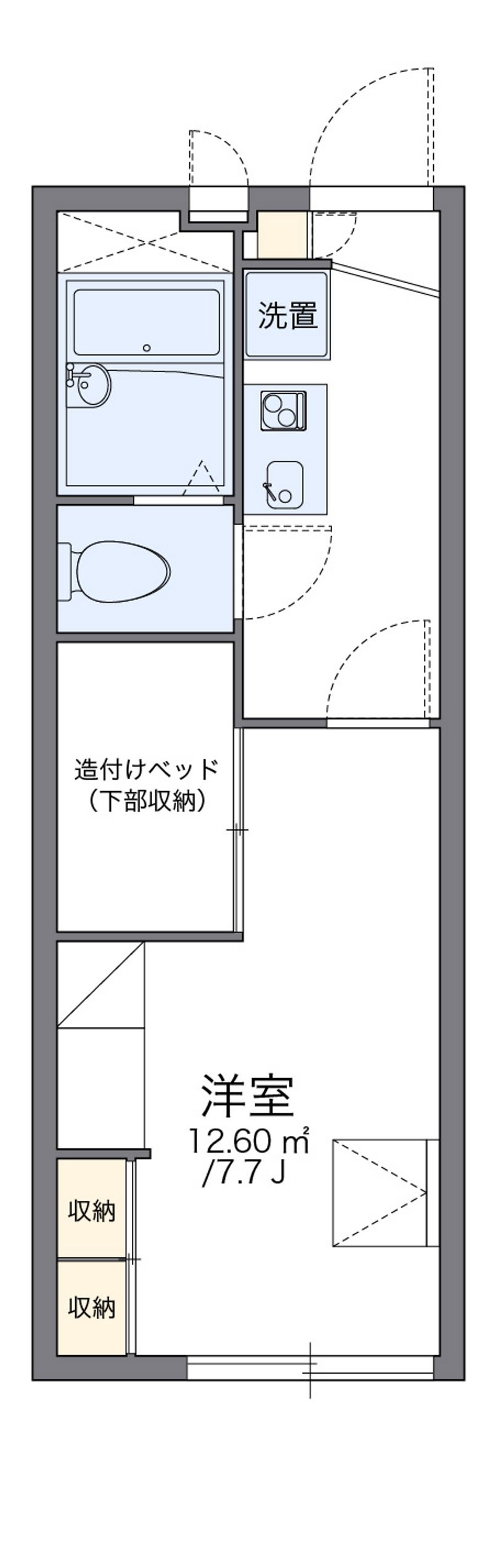 レオパレス望 間取図