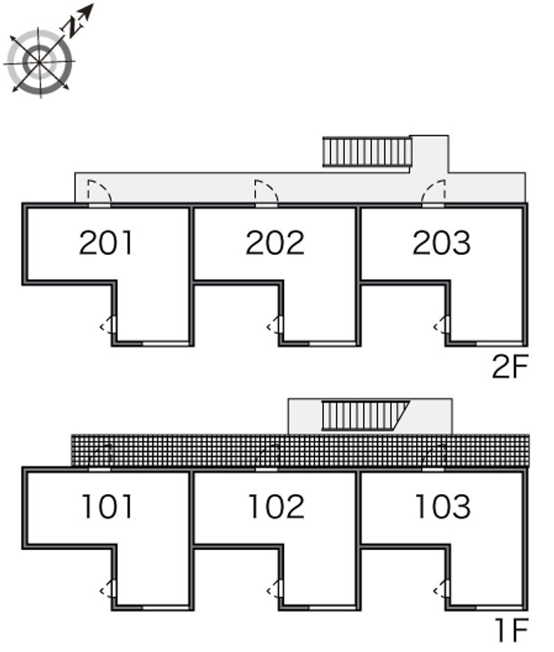 レオネクストヒルキャッスルⅡ 間取り配置図