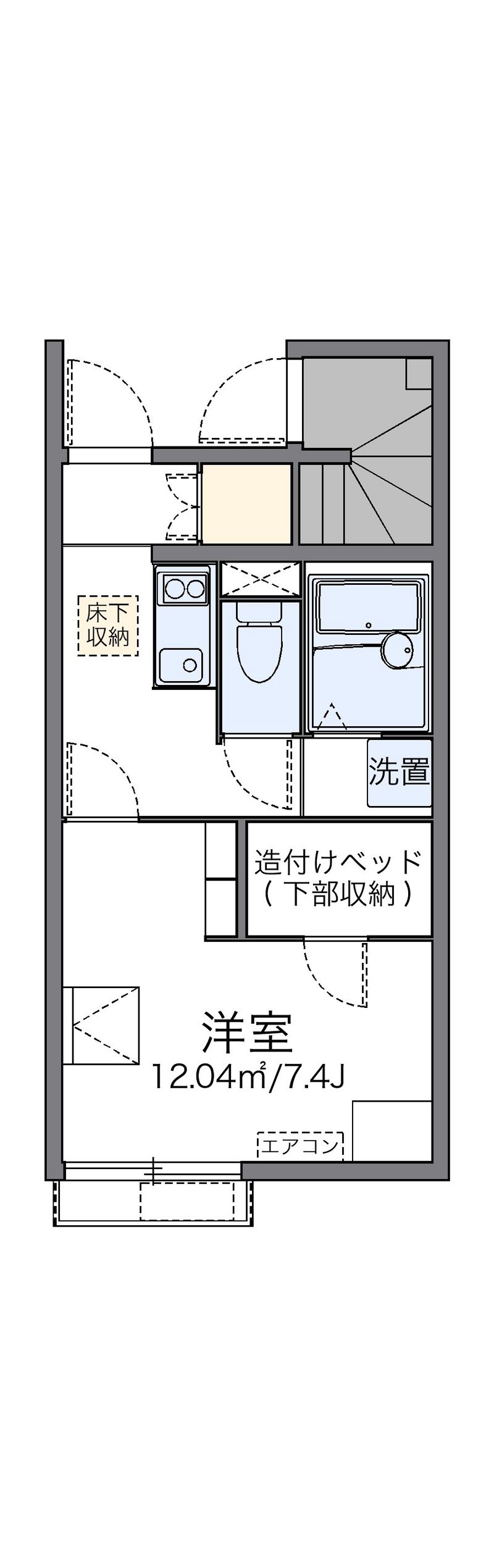 レオネクストホクトⅡ 間取図