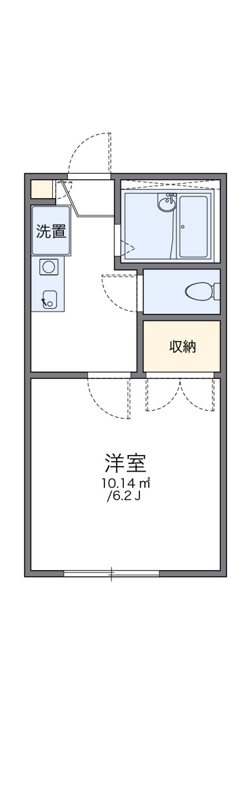 レオパレスナカムラⅠ 間取図