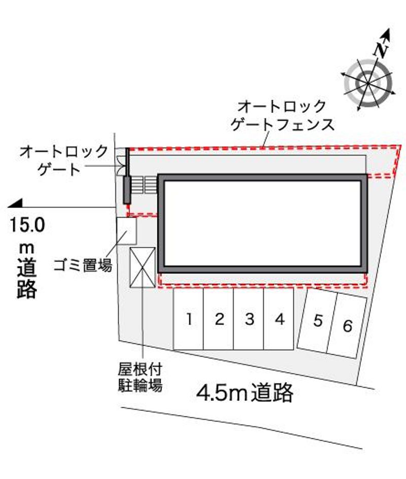 レオパレスジェム　マキノ 配置図