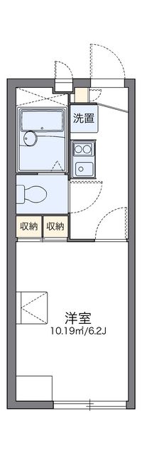 レオパレスルーメット中之茶屋 間取り図