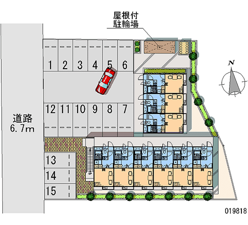 レオパレスマンリィ 月極駐車場