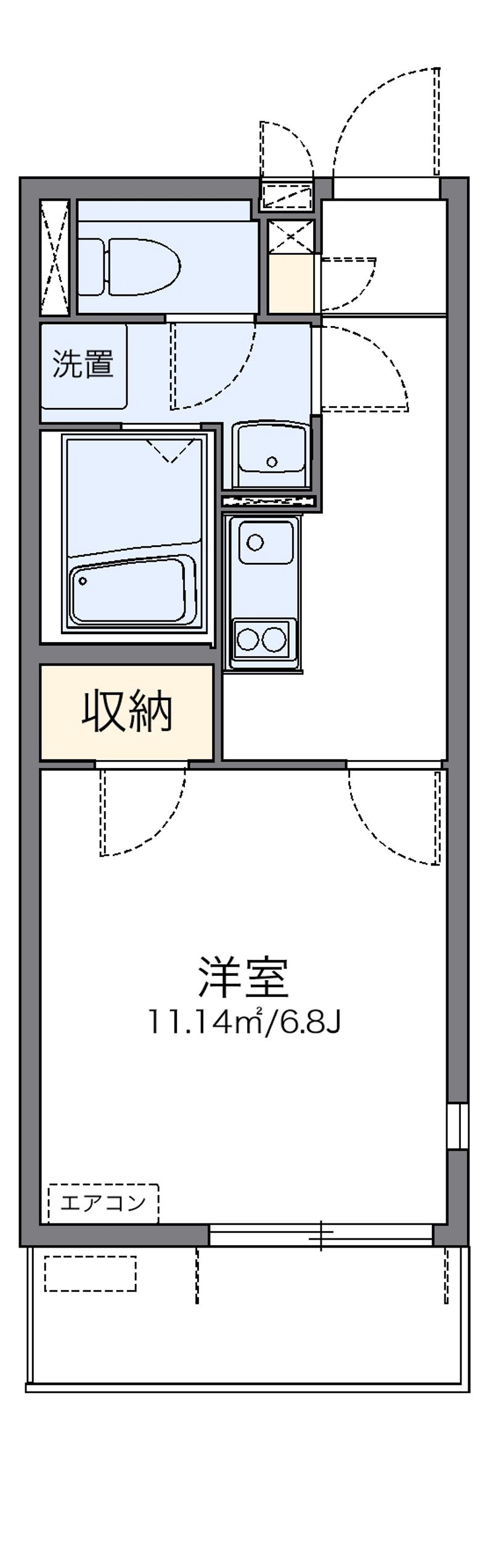 レオネクストたまき 間取図
