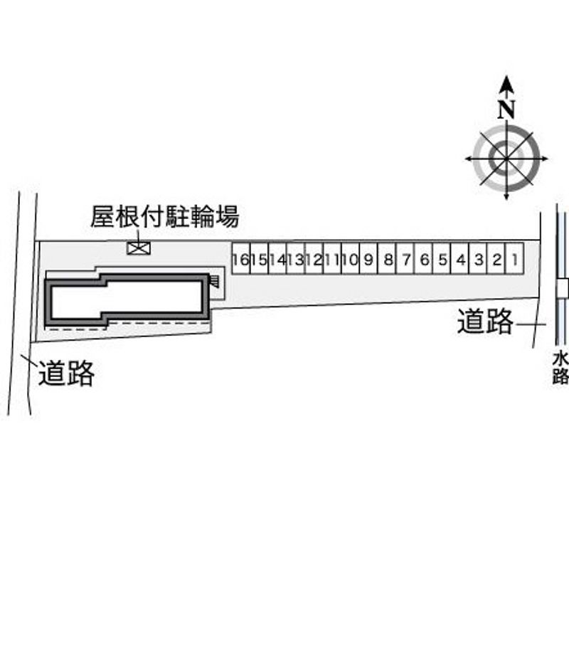 レオパレスあんず 駐車場