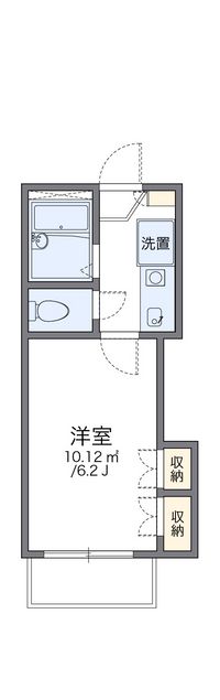 レオパレス藤枝田沼 間取り図