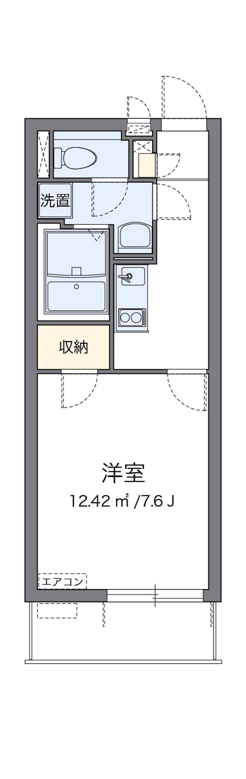 クレイノカサブランカさくら 間取り