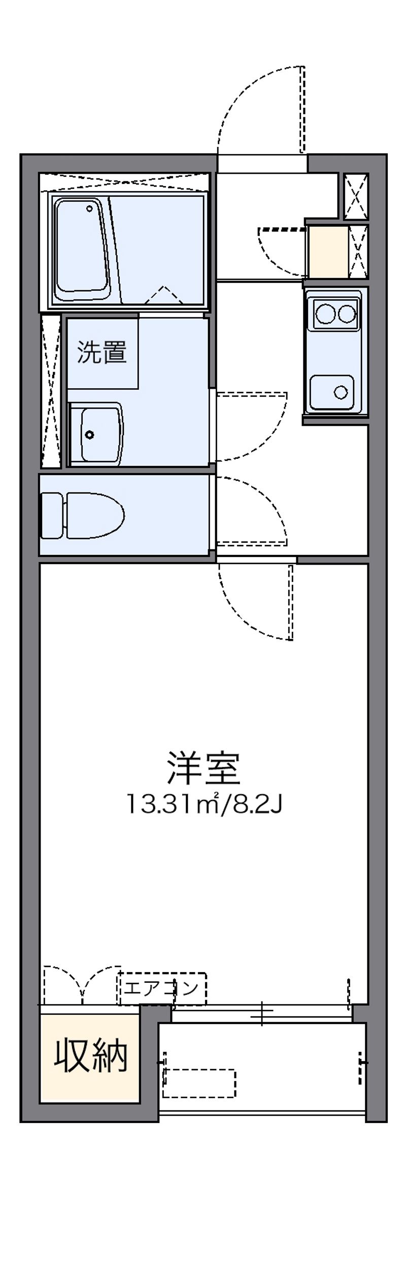 レオネクストＪＩＮⅢ 間取図