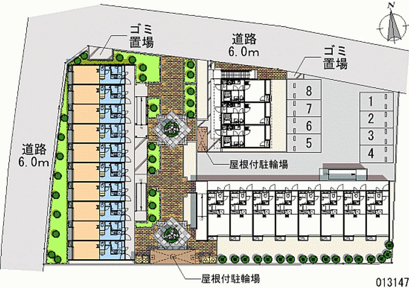 13147 Monthly parking lot