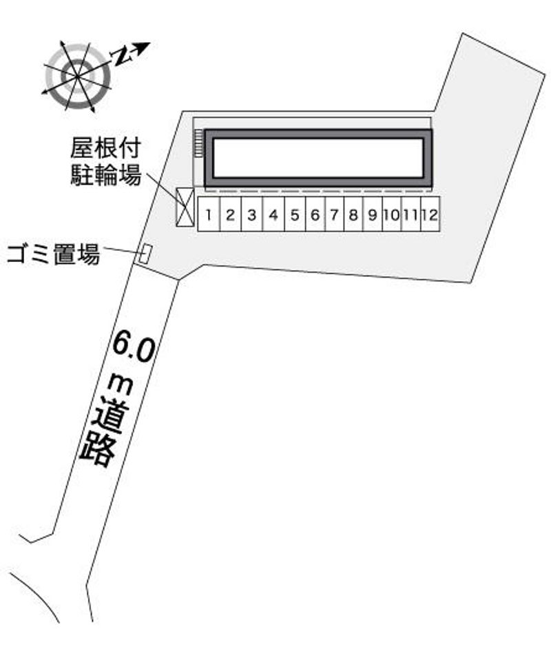 レオパレス栄 配置図