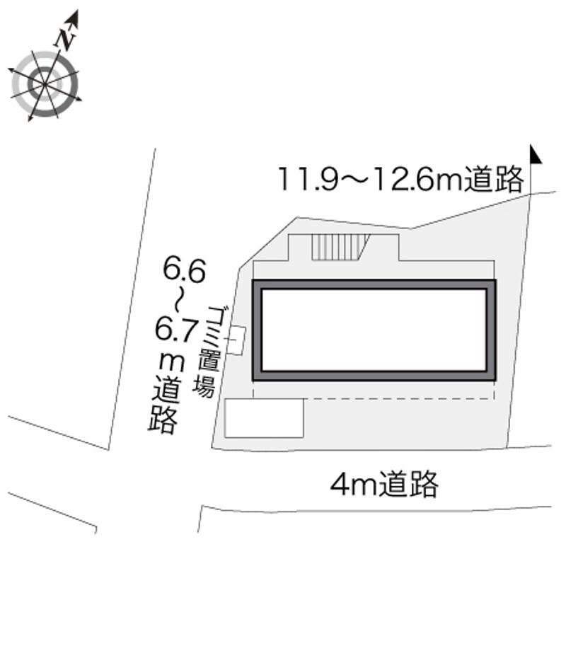 レオパレス森内 配置図