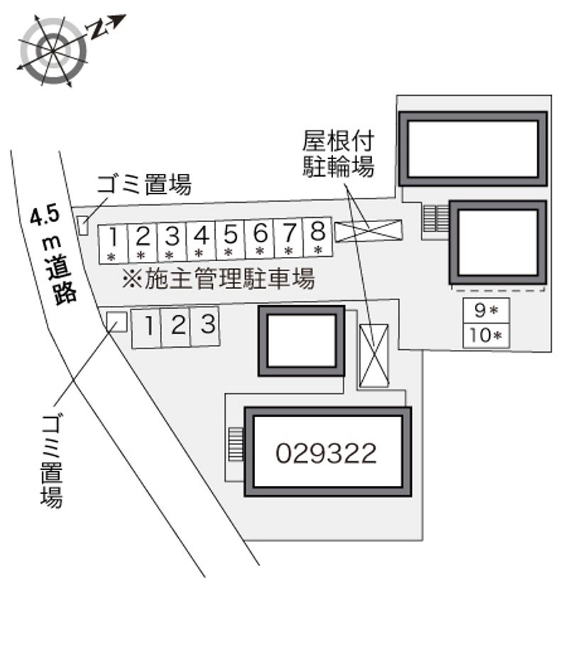 レオパレスツーリーフ 配置図