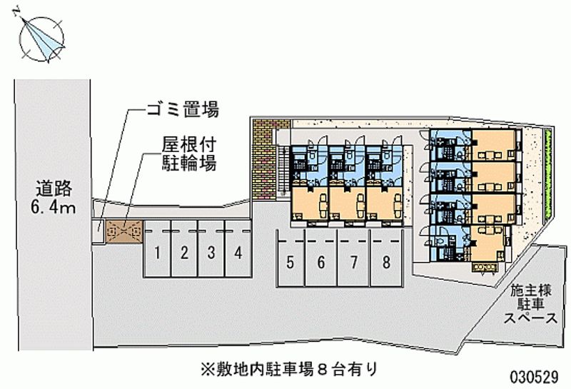 レオパレスリリー 月極駐車場