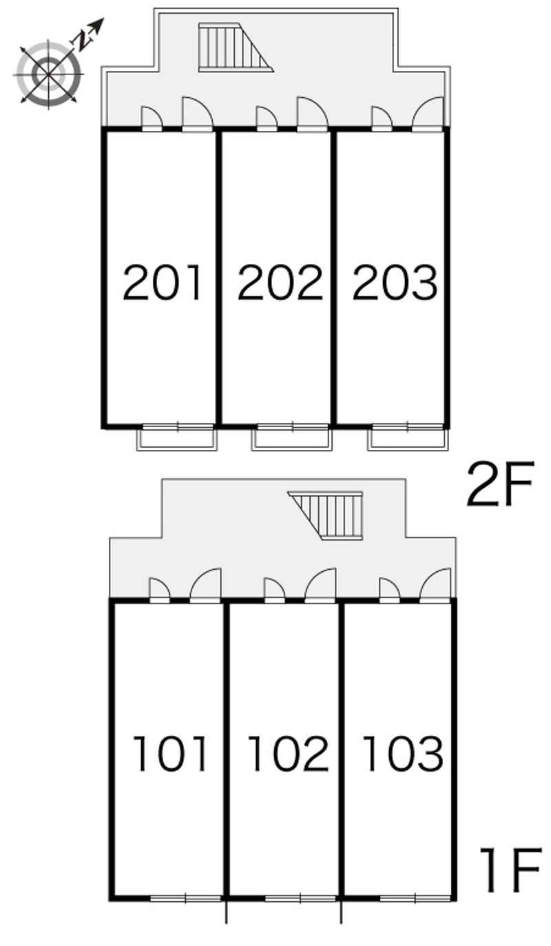 レオパレスプレミールＭ 間取り配置図