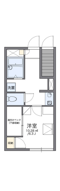 レオパレスシャルマン中野 間取り図