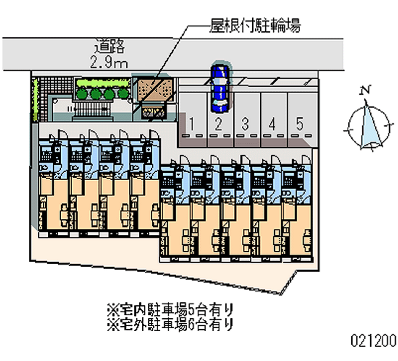 レオパレスヒット 月極駐車場