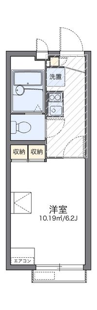 レオパレスカトレア 間取り図