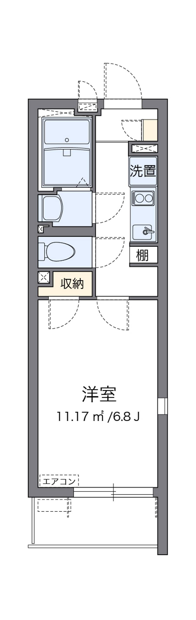 クレイノやまぼうし 間取図
