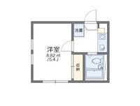 レオパレスサンクィーンハウスⅡ 間取り図