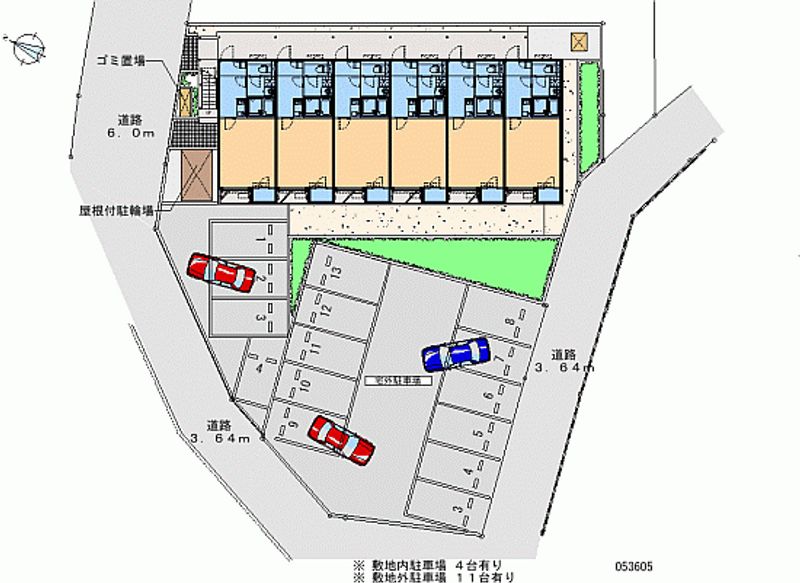 レオネクストパピヨンＣ 月極駐車場