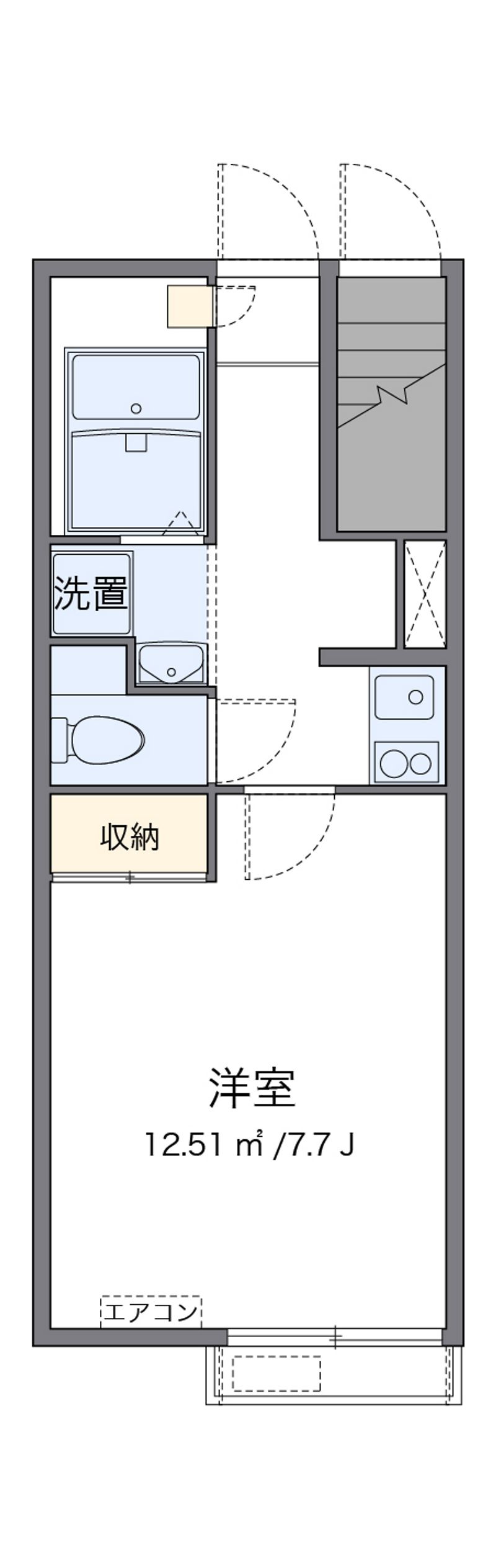 レオパレスＳｕｎｒｉｚｅ 間取図