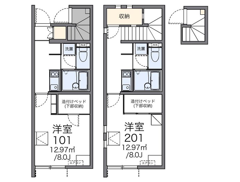 レオネクストコメ吉　ＰａｒｔⅡ 間取図