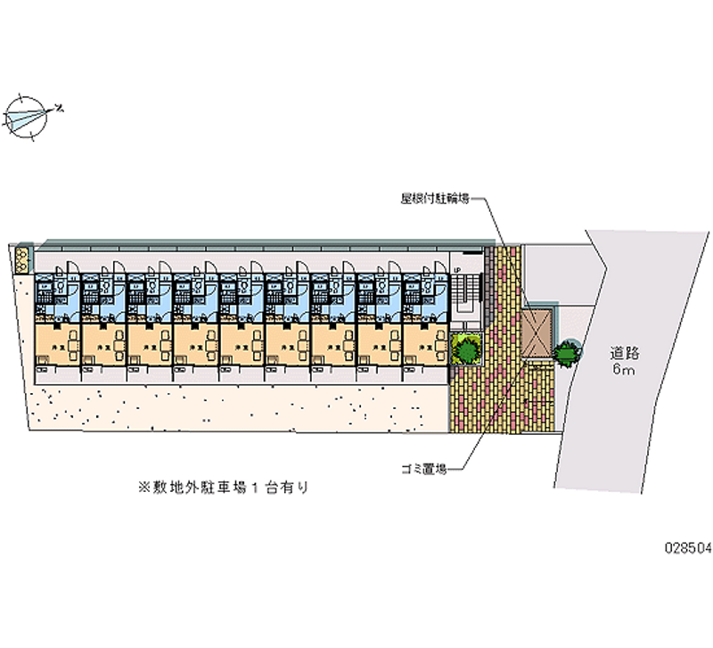 28504 Monthly parking lot