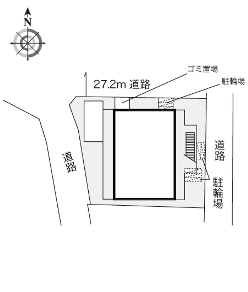 レオパレスセブンスヒルⅢ 配置図