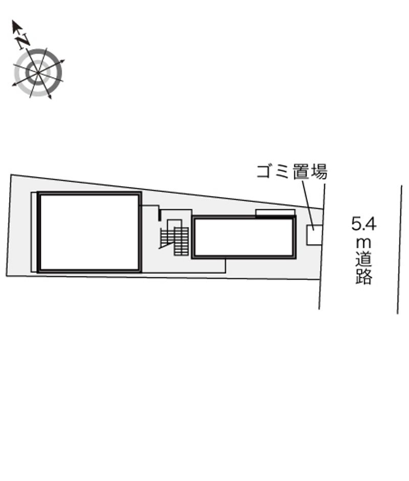 レオパレスＭＡＲＩＫＯ 配置図