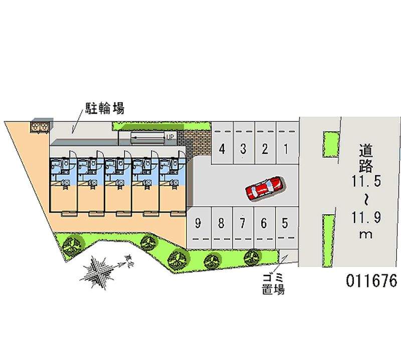 レオパレス秋桜 月極駐車場