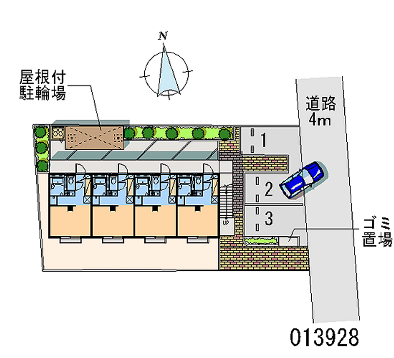 レオパレスサン 区画図