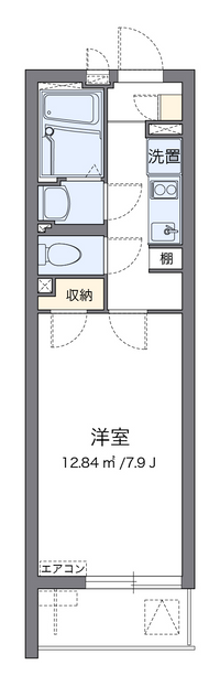 クレイノＵ＆ＳⅣ 間取り図