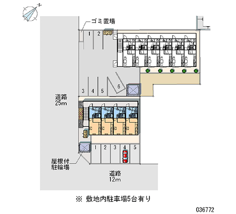 レオパレス白樺Ⅱ 月極駐車場