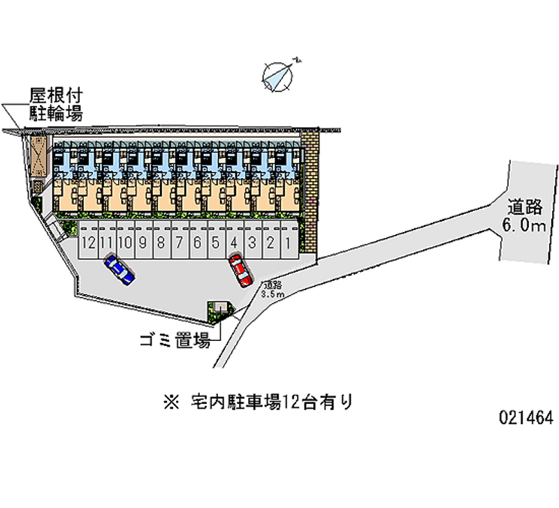 レオパレス枝光台 月極駐車場