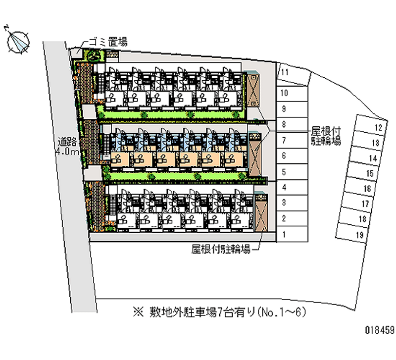 18459 Monthly parking lot