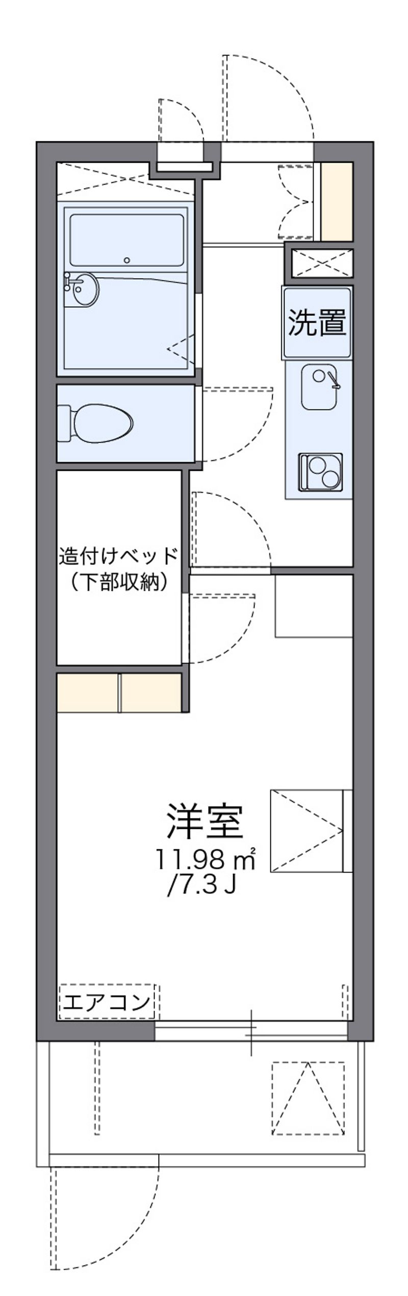 レオパレスエスペランサ 間取り
