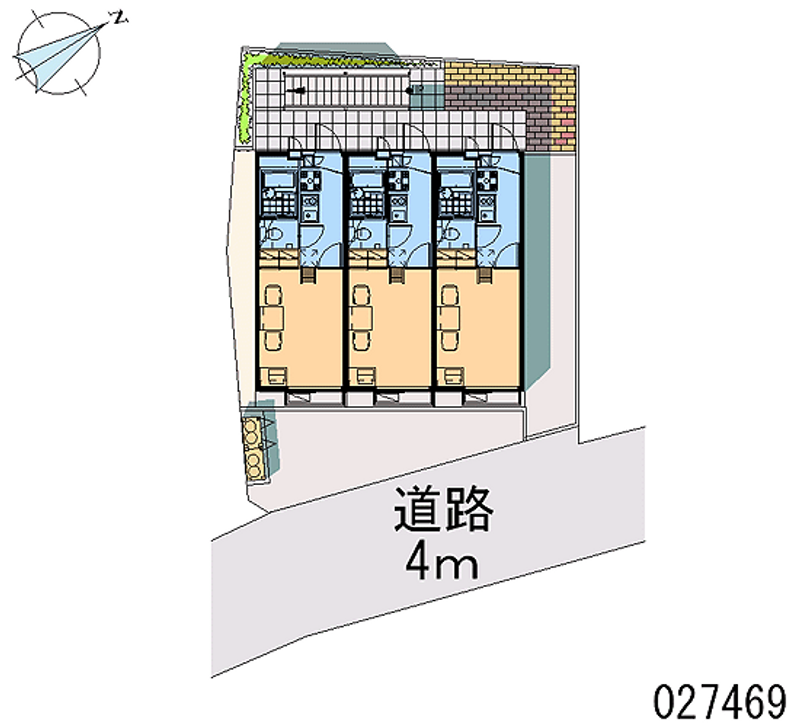 レオパレスぬまた 区画図