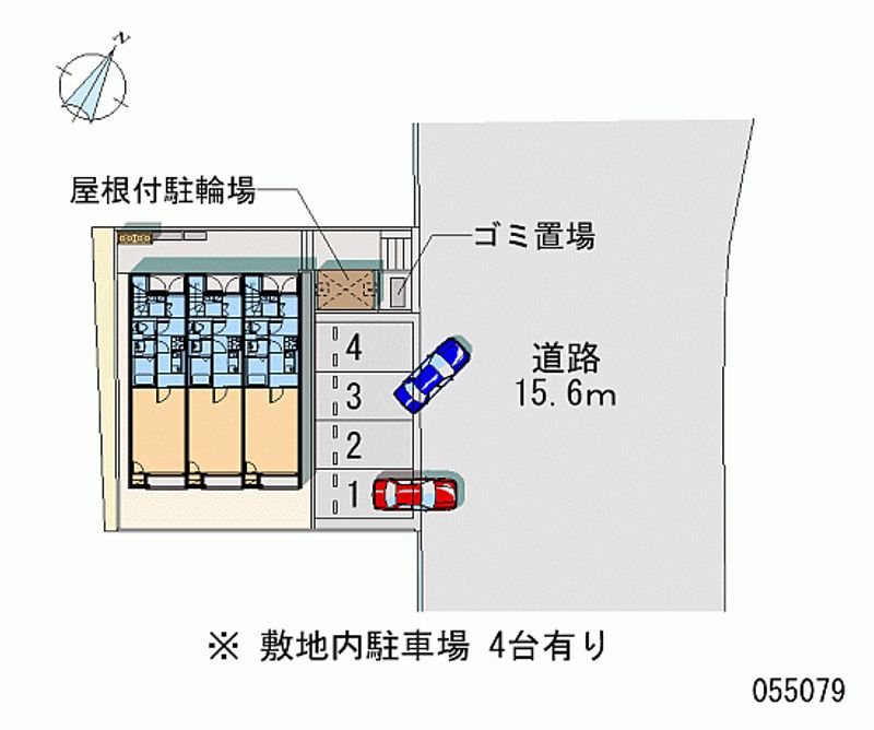 55079 Monthly parking lot