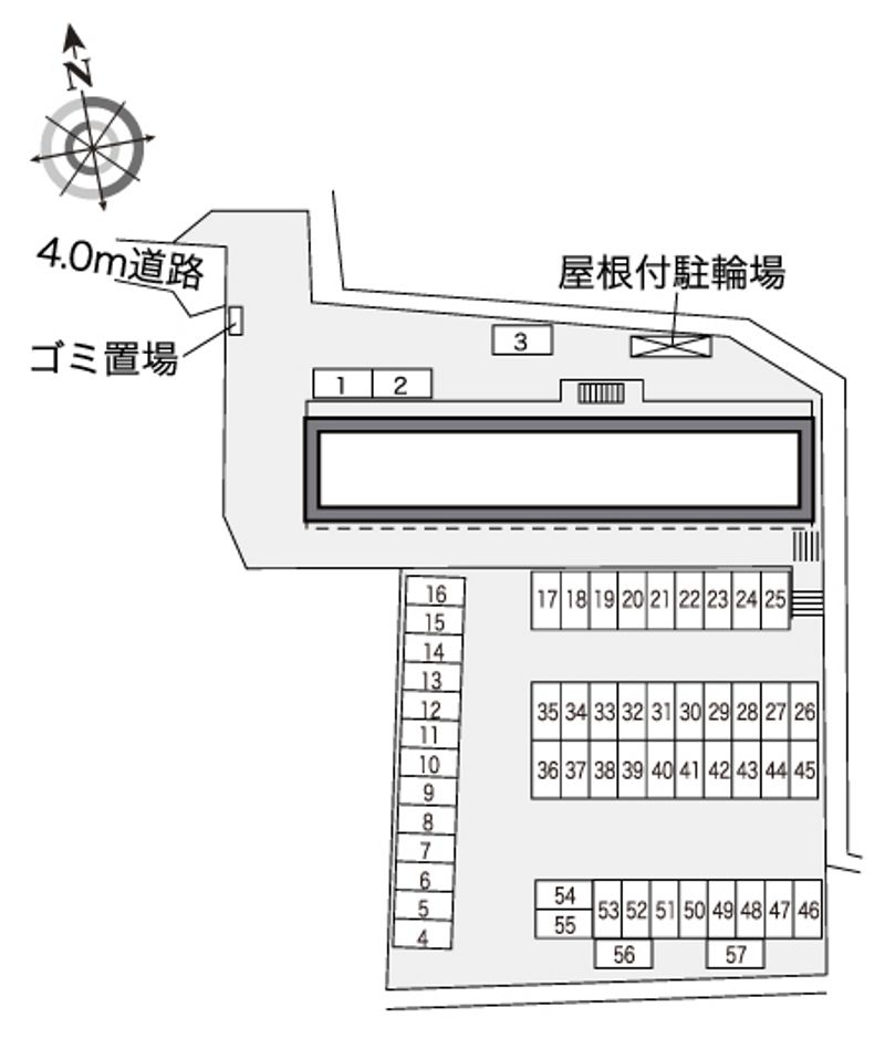 レオパレスシフォン 配置図