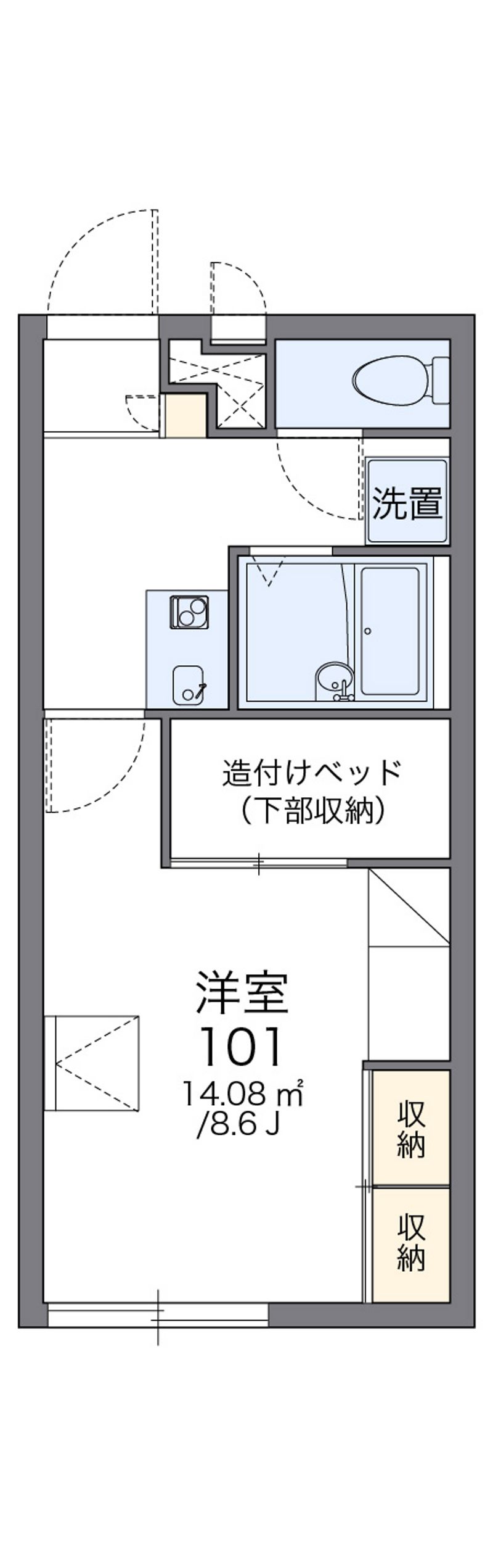 レオパレスＩＳＡＢＥ 間取図