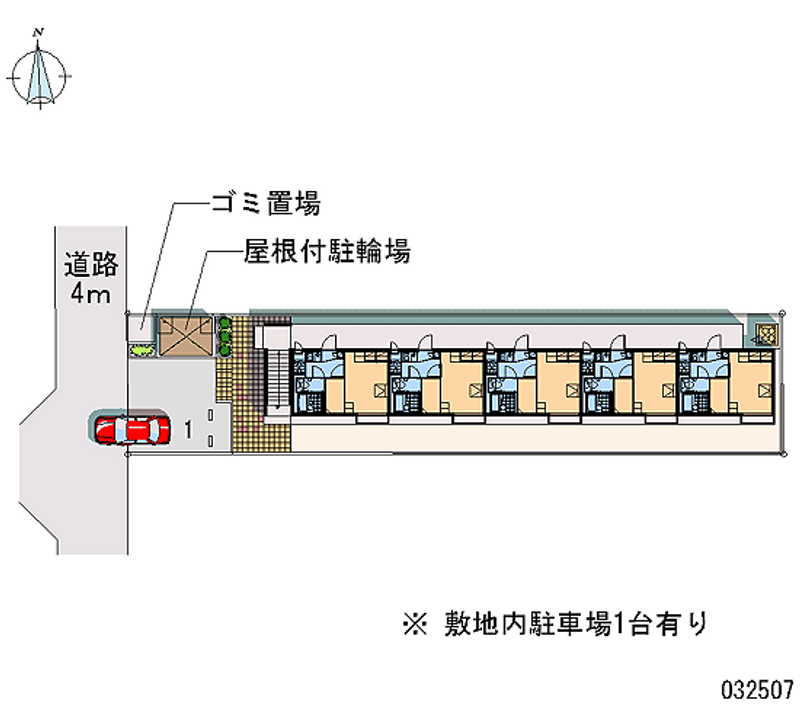 レオパレスＧｒａｌｉｏ 月極駐車場