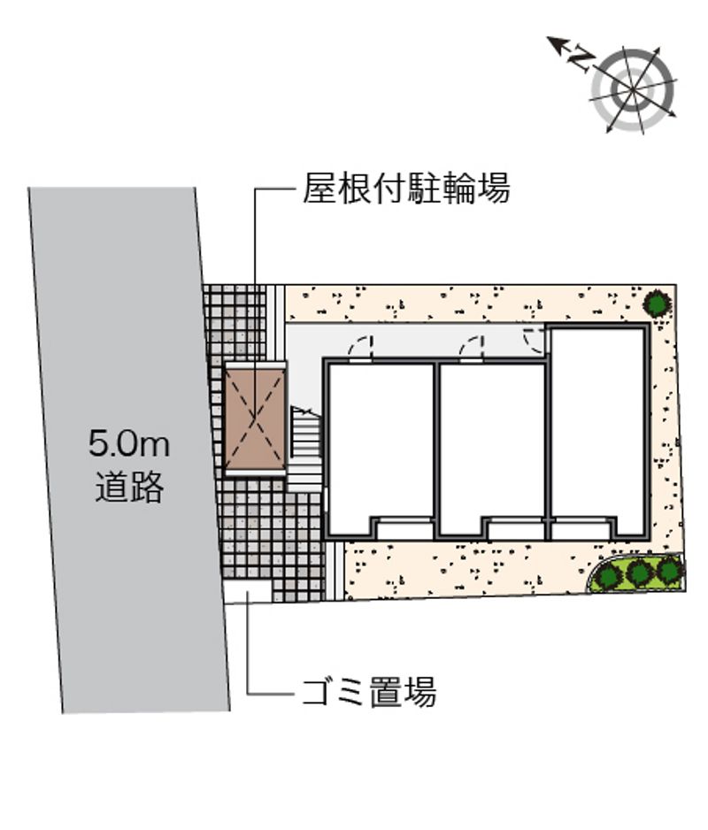 レオネクスト東玉川 配置図