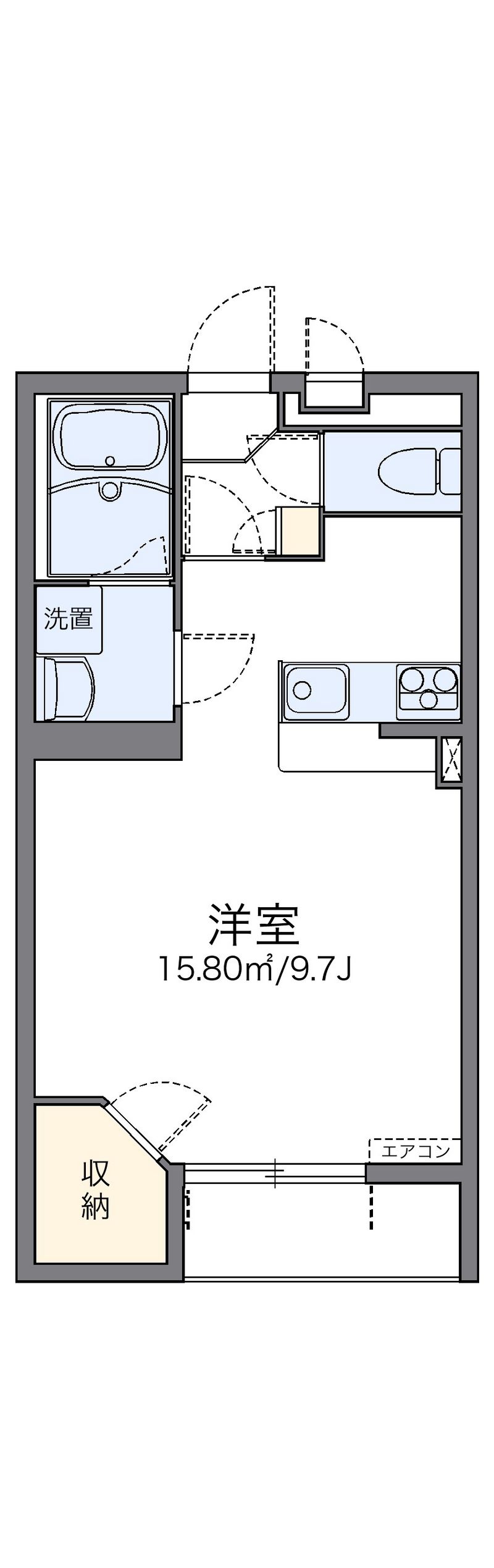 レオネクスト安井川 間取図