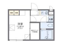 レオパレス南万代 間取り図