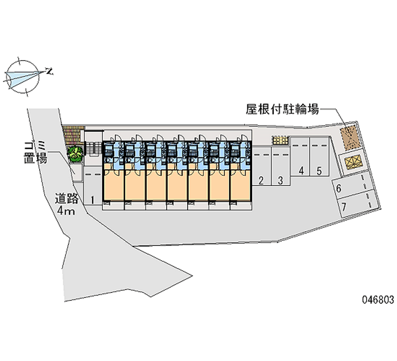 46803 Monthly parking lot