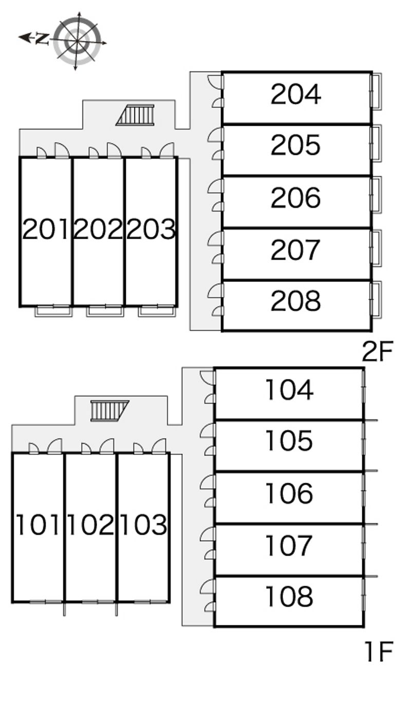 レオパレスＫＡＮＢＥ 間取り配置図