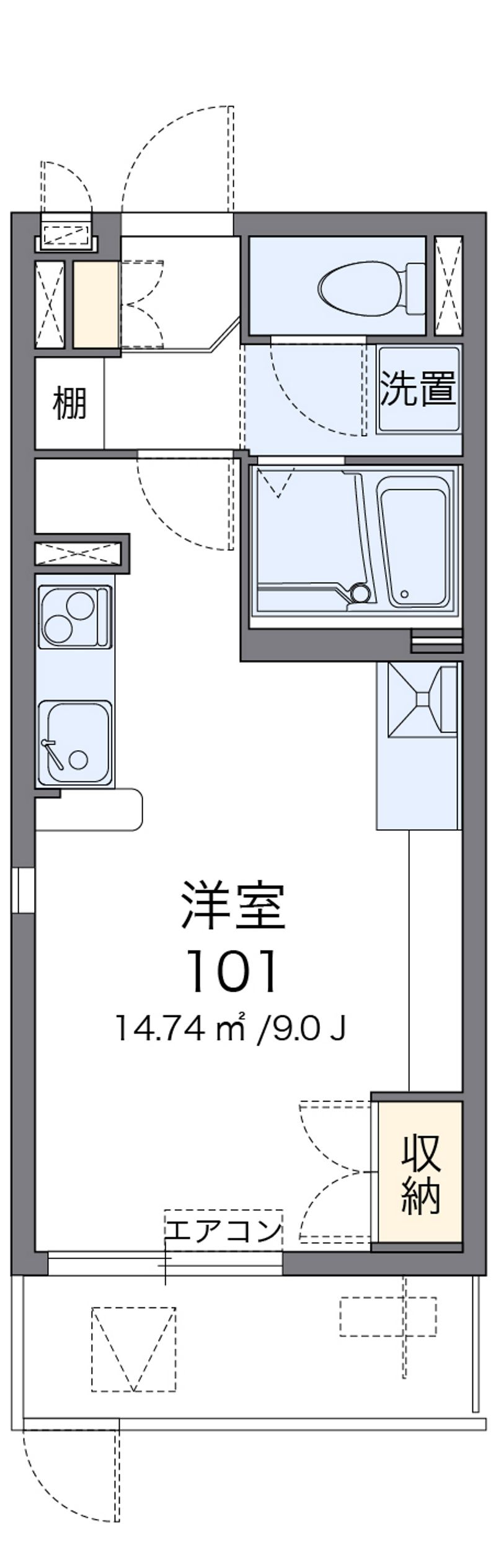 ミランダ山王 間取図