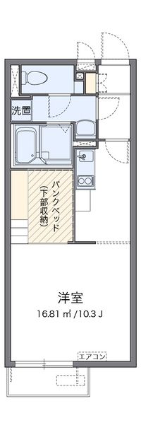 ミランダなるみⅡ 間取り図