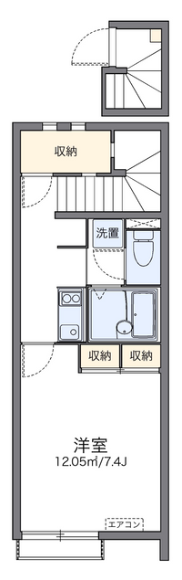 レオネクスト元植田Ｗｅｓｔ 間取り図