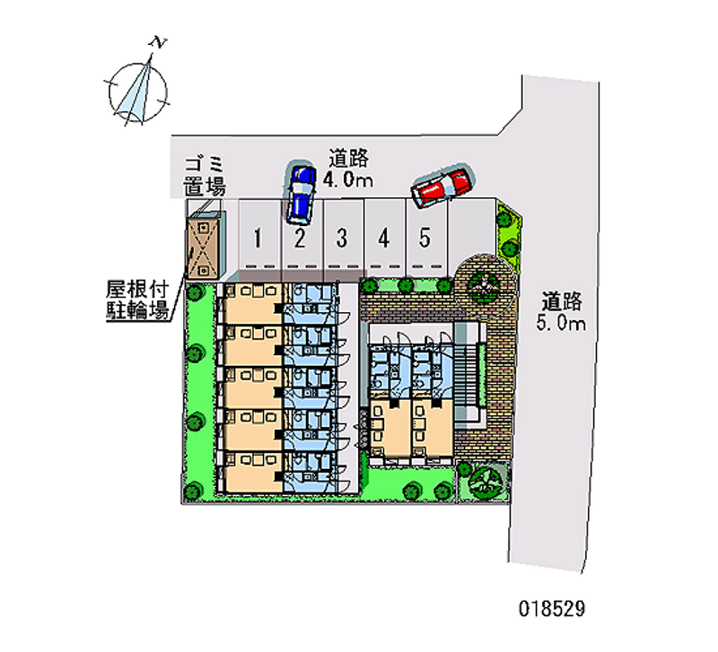 レオパレスハイツ多々良 月極駐車場